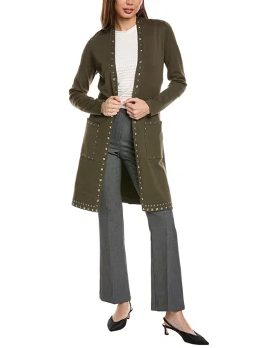 Joseph Ribkoff Studded Cover-up In Green