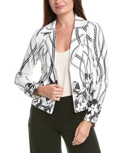 Joseph Ribkoff Sueded Jacket In Brown