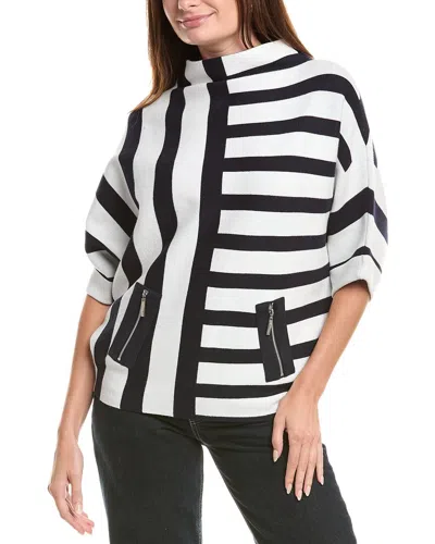 Joseph Ribkoff Sweater Blouse In White