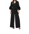 Joseph Ribkoff Sweater Knit Bolero With Faux Fur Trim In Black In Black