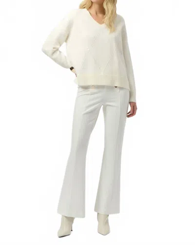 Joseph Ribkoff Sweater Knit Pullover With Sequins In Winter White