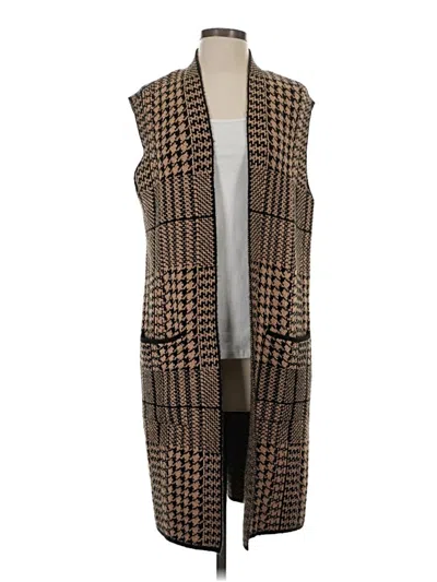 Pre-owned Joseph Ribkoff Sweater Vest In Brown