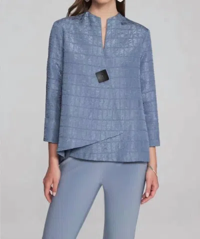 Joseph Ribkoff Swing Jacket In Serenity Blue In Black