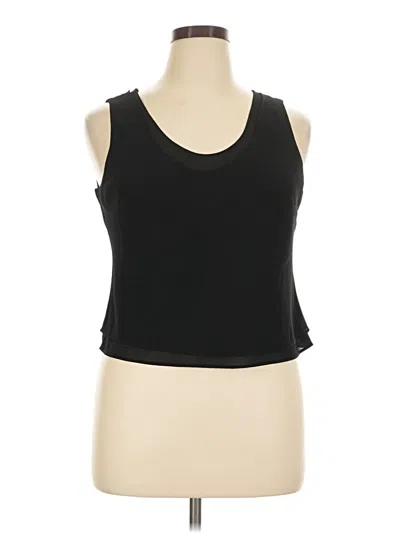 Pre-owned Joseph Ribkoff Tank Top Black Halter Neckline Tops