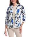 Joseph Ribkoff Textured Jacket In Blue