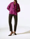 Joseph Ribkoff Textured Long Sleeve Relaxed Jacket In Empress