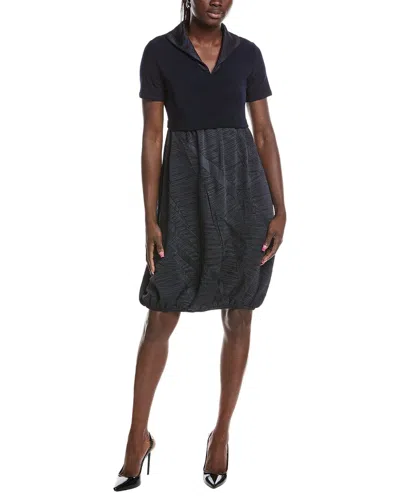 Joseph Ribkoff Textured Mini Dress In Black