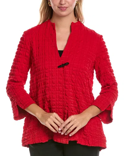 Joseph Ribkoff Textured Top In Red