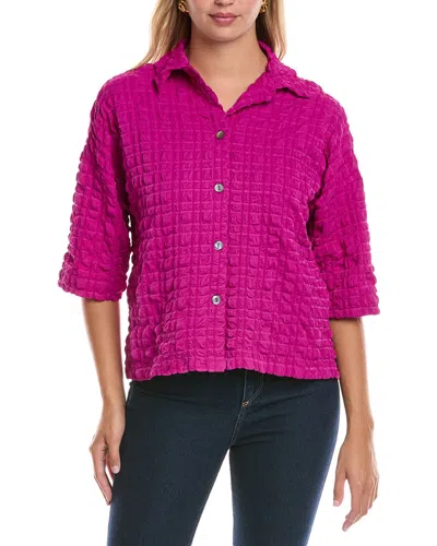 Joseph Ribkoff Textured Top In Pink