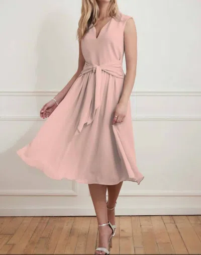Joseph Ribkoff The Every Occasion Tea Length Dress In Blush Pink