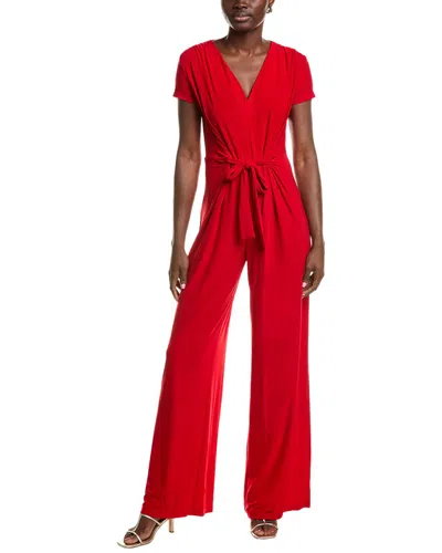 JOSEPH RIBKOFF TIE FRONT JUMPSUIT