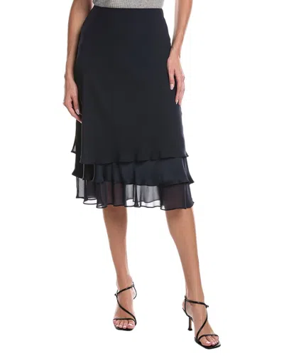 JOSEPH RIBKOFF TIERED HEM SKIRT