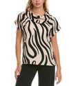 Joseph Ribkoff Top In Neutral