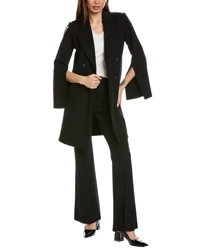 Joseph Ribkoff Trench Coat In Black