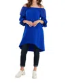 Joseph Ribkoff Tunic Top In Royal In Blue