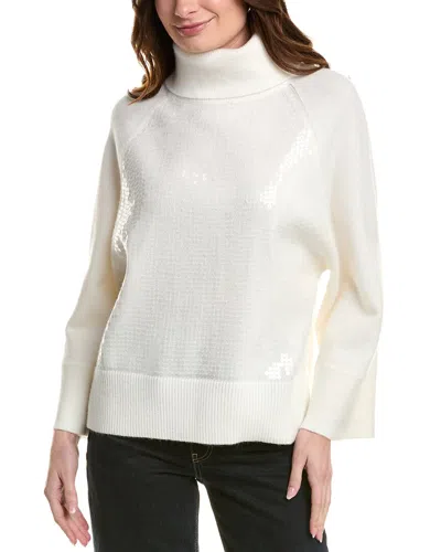 Joseph Ribkoff Turtleneck Sweater In White