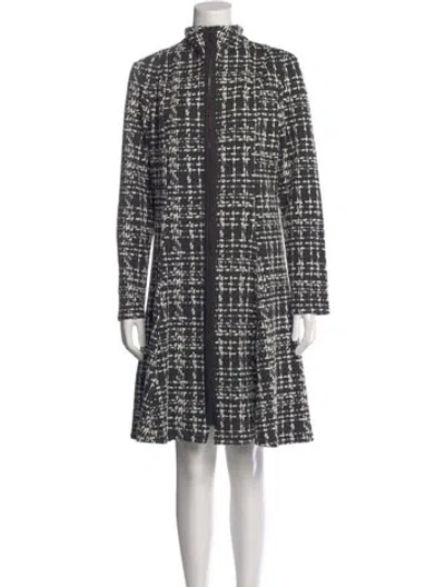 Pre-owned Joseph Ribkoff Tweed Pattern Knee-length Dress In Multi