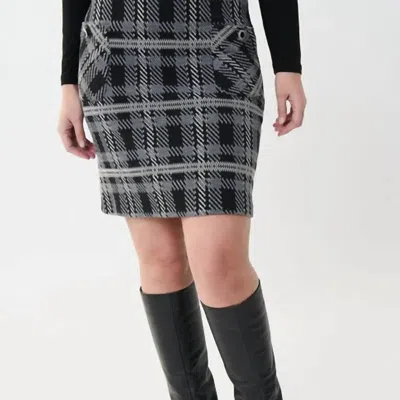 Joseph Ribkoff Tweed Skirt In Black