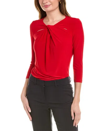 Joseph Ribkoff Twist Top In Red