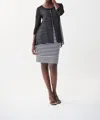 Joseph Ribkoff Two Piece Dress In Black/white