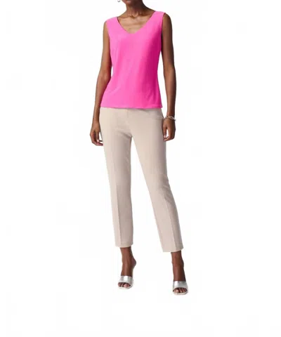 Joseph Ribkoff V-neck Cami In Pink