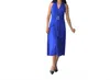Joseph Ribkoff V-neck Dress In Sapphire Royal In Blue