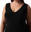 Joseph Ribkoff V Neck Tank In Black In Black
