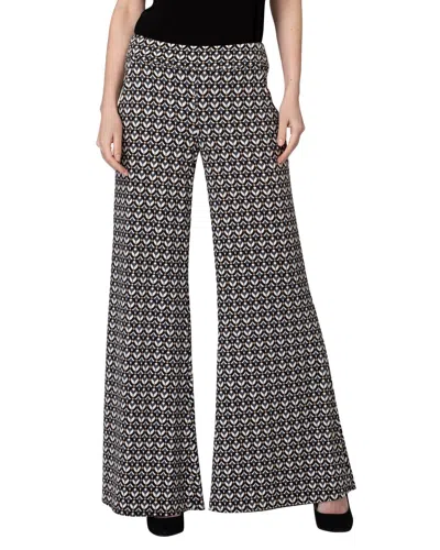Joseph Ribkoff Valentina Flare Pant In Black/grey In Multi