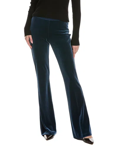 Joseph Ribkoff Velvet Pull-on Pant In Blue