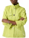 Joseph Ribkoff Water-resistant Novelty Boxy Jacket In Key Lime In Green
