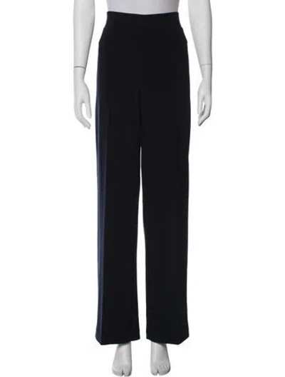 Pre-owned Joseph Ribkoff Wide Leg Pants In Black