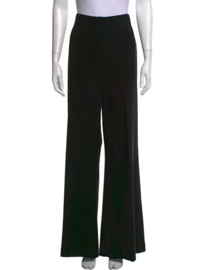 Pre-owned Joseph Ribkoff Wide Leg Pants In Black
