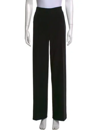 Pre-owned Joseph Ribkoff Wide Leg Pants In Black