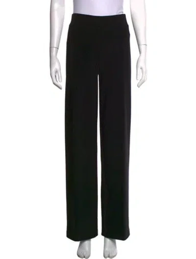 Pre-owned Joseph Ribkoff Wide Leg Pants In Black