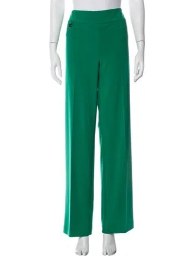Pre-owned Joseph Ribkoff Wide Leg Pants In Green