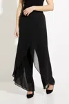 Joseph Ribkoff Wide Leg Pants In Black In Black