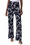 Joseph Ribkoff Wide Leg Pants In Blue In Blue