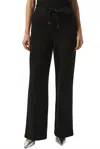 Joseph Ribkoff Drawstring Pull On Wide Leg Pants In Black In Black