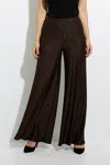 Joseph Ribkoff Wide Leg Trouser In Black/gold In Black