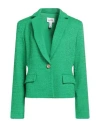 Joseph Ribkoff Island Boucle Boxy Blazer In Green In Green