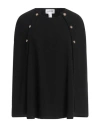 Joseph Ribkoff Woman Cape Black Size 12 Polyester, Viscose, Elastane