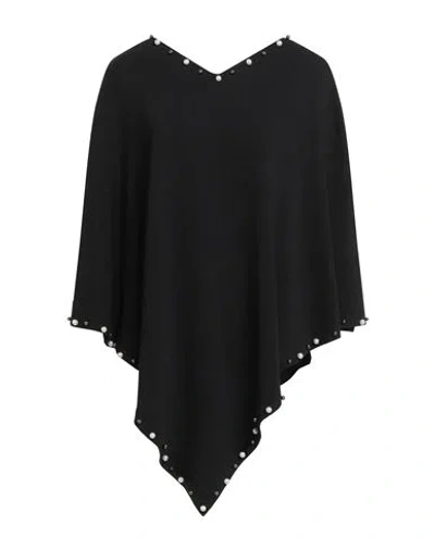 Joseph Ribkoff Woman Cape Black Size Onesize Polyester, Rayon, Elastane