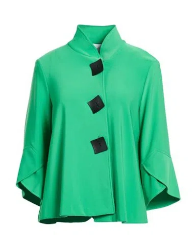 Joseph Ribkoff Woman Jacket Green Size 16 Polyester, Elastane