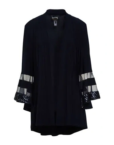 Joseph Ribkoff Woman Jacket Navy Size 14 Polyester, Elastane In Blue