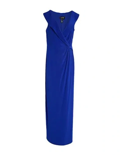 Joseph Ribkoff Woman Maxi Dress Blue Size 16 Polyester, Elastane