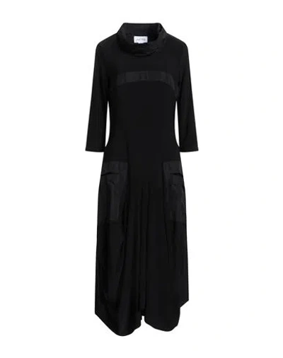 Joseph Ribkoff Woman Midi Dress Black Size 14 Polyester, Elastane