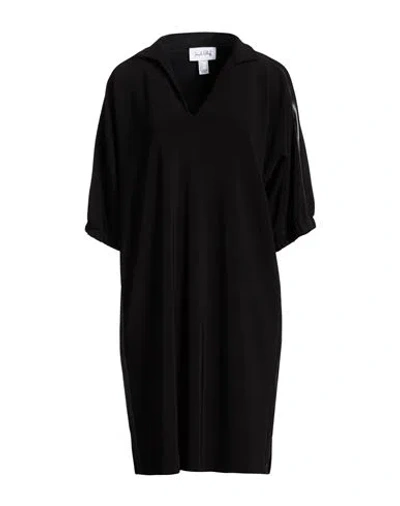 Joseph Ribkoff Woman Midi Dress Black Size 14 Polyester, Elastane