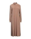 Joseph Ribkoff Woman Midi Dress Camel Size 10 Polyester, Elastane In Beige