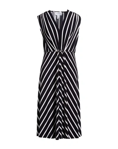 Joseph Ribkoff Woman Midi Dress Midnight Blue Size 12 Polyester, Elastane In Black