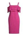Joseph Ribkoff Woman Midi Dress Purple Size 14 Polyester, Elastane In Purple